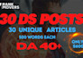 do off page high da SEO backlinks service with da 40 plus sites